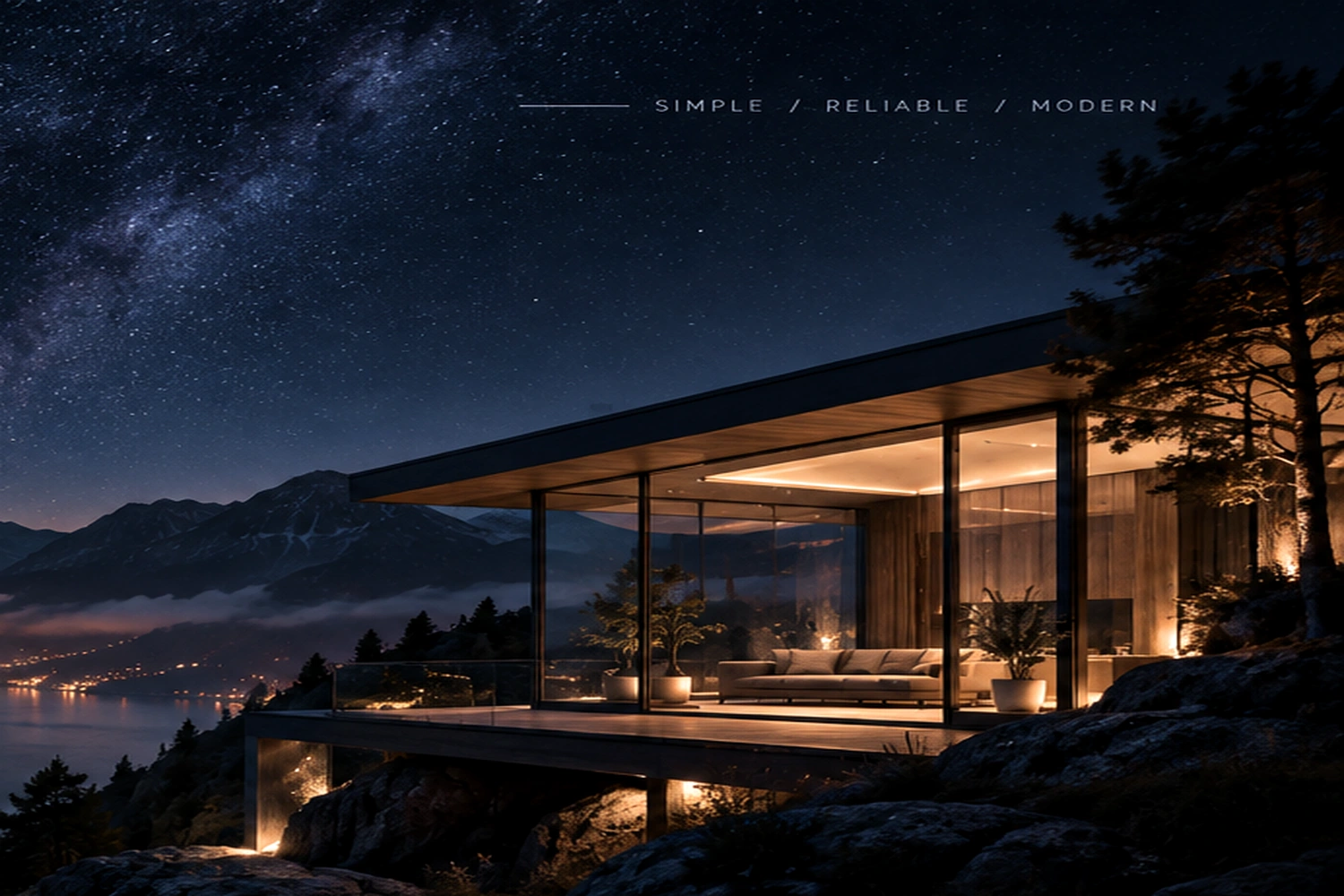 Night scene